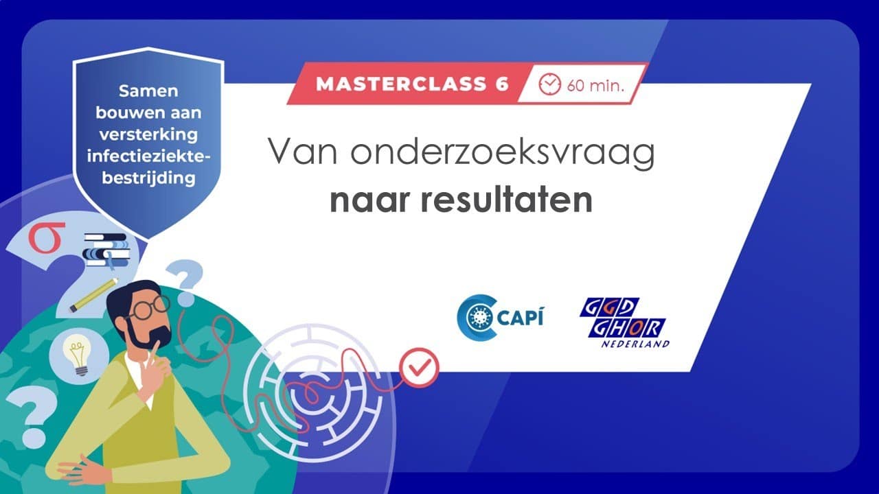 Thumbnail afbeelding video van de CAPI Masterclass van Onderzoeksvraag naar resultaten.