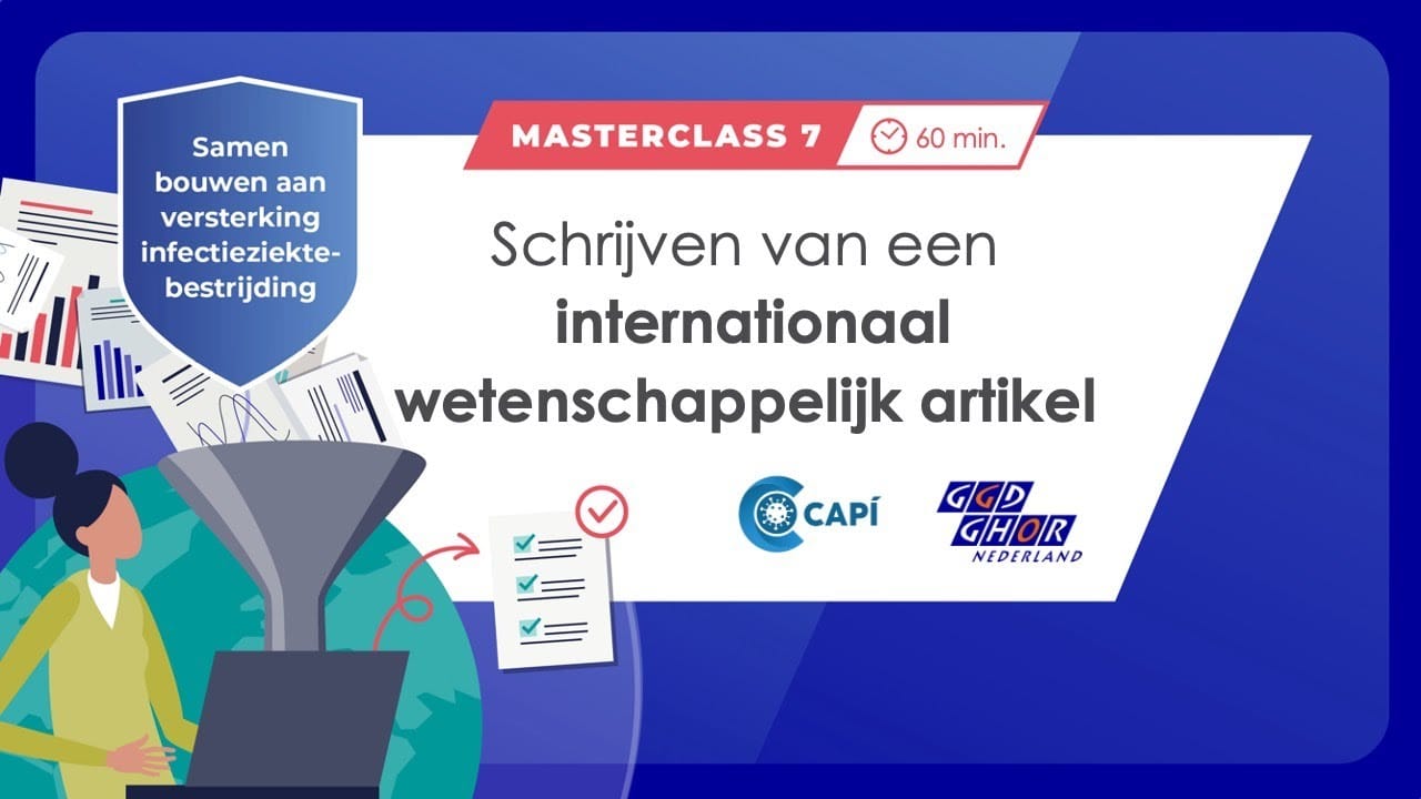 CAPI Masterclass: Schrijven van een Internationaal wetenschappelijk artikel